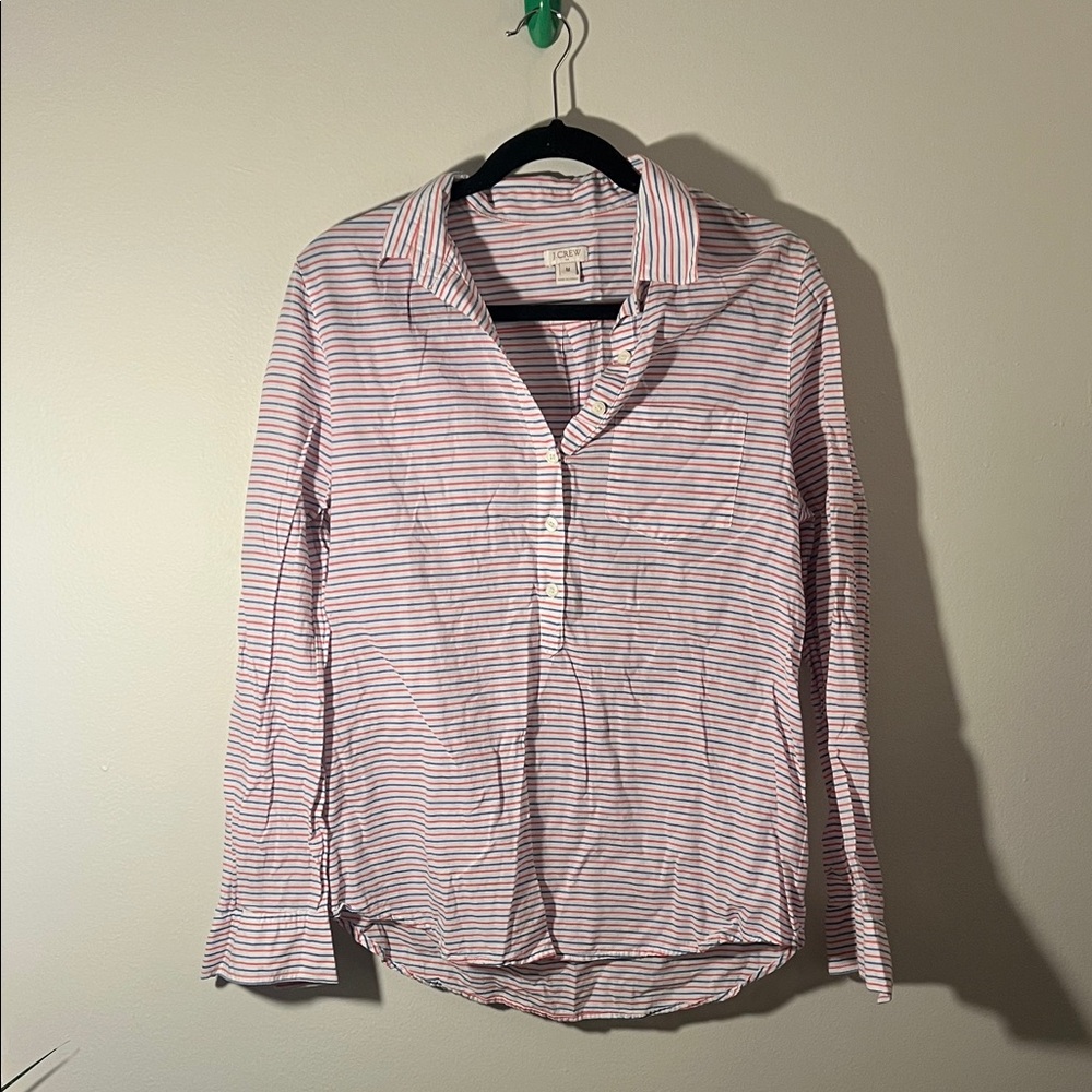 J. Crew Patriotic Striped Shirt